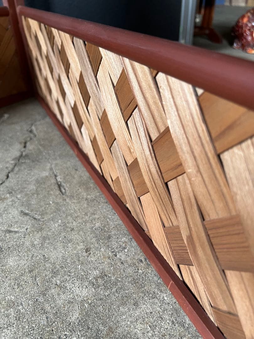 風炉先屏風　利休　茶道具 杉網代　衝立　裏千家　釜含めない