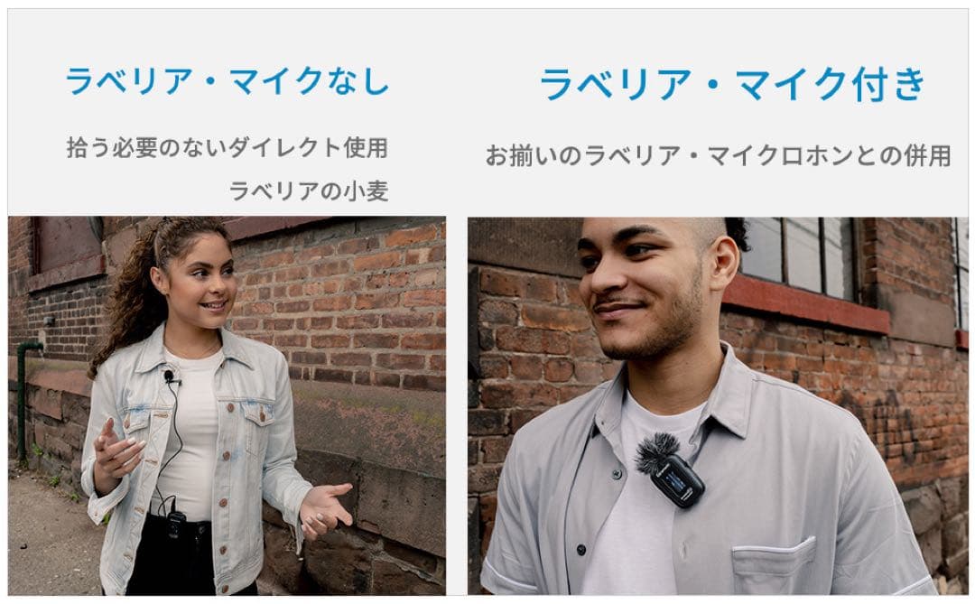 Blink 500PROシリーズ B3 ミニデュアルチャンネルワイヤレスマイク