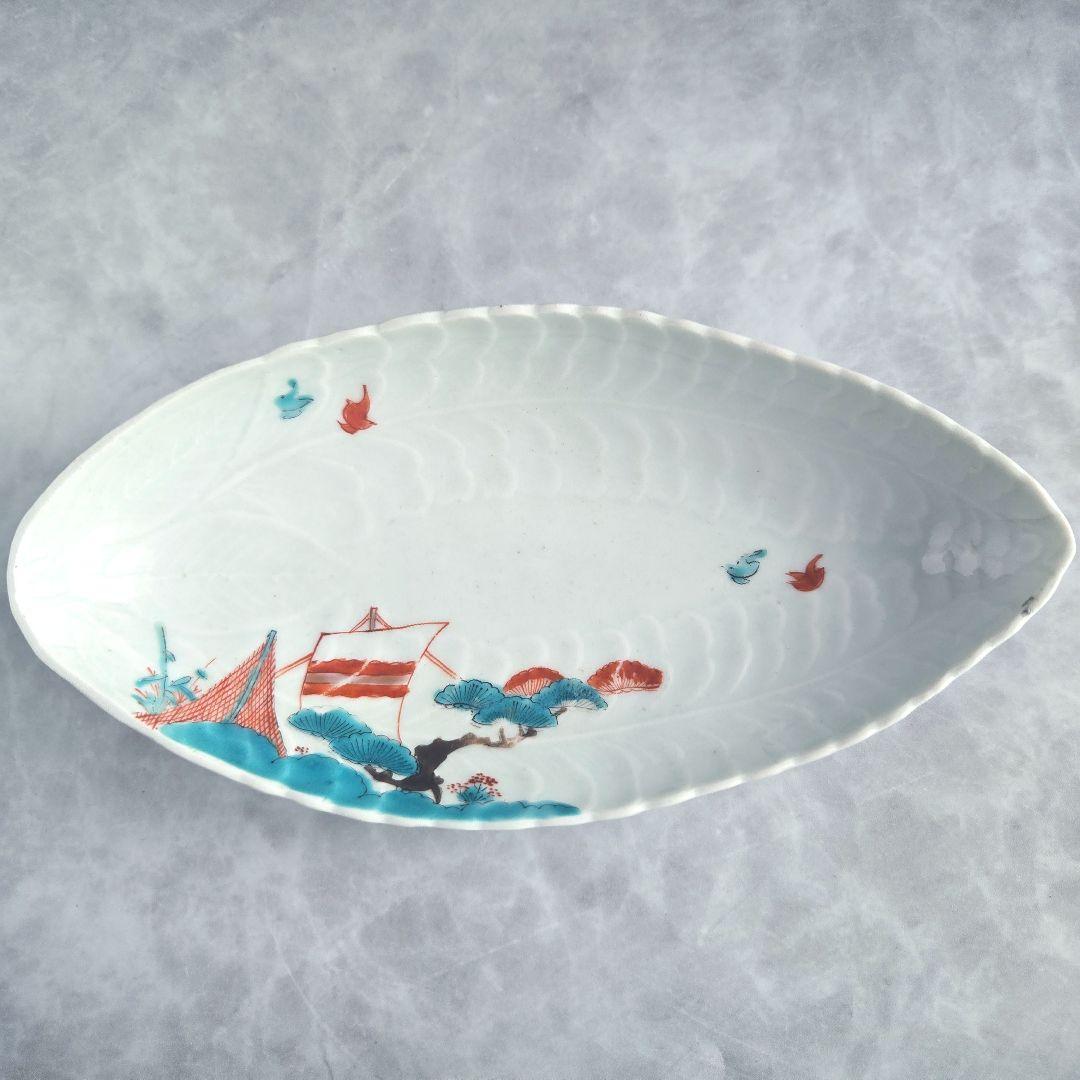 古伊万里　藤　色絵皿　江戸時代　染付　江戸　骨董　金直し　金継ぎ　アンティーク