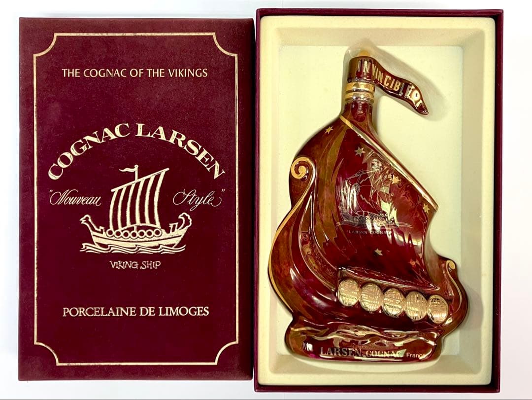 古酒 未開栓 ラーセンシップ マーブル ルビー ブランデー コニャック 箱付き