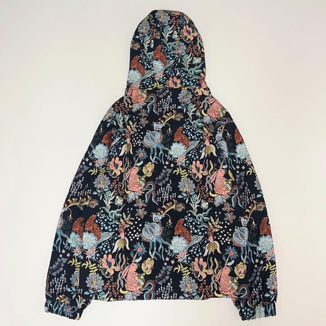 廃盤品 ZARA ジャガード パーカー 花柄 うさぎ