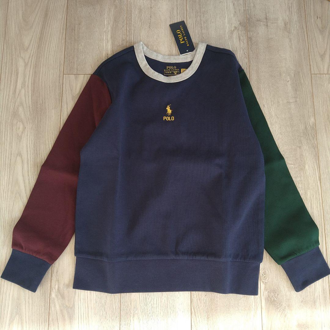 新品　ポロラルフローレン　スウェット　トレーナー　マルチ　刺繍　150
