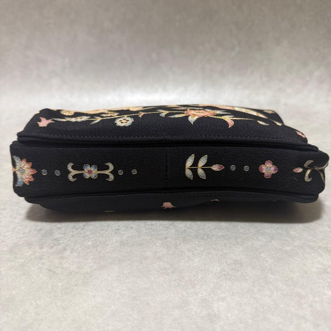 【新品未使用】希少　京都岡重　OKAJIMA 岡島和装バッグ　象　京友禅　シルク