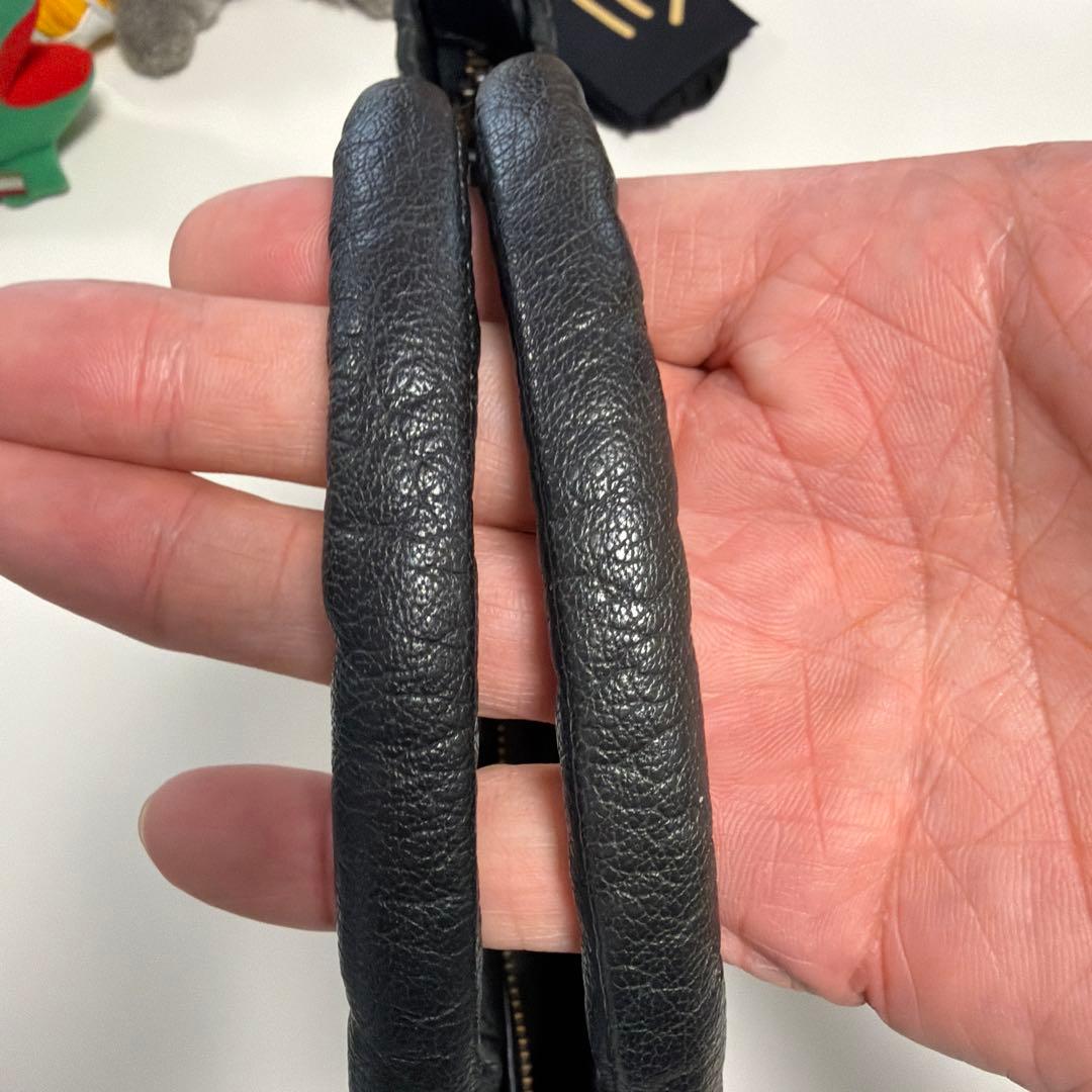 IBIZA ブラック　ワニ革　ハンドバッグ　美品！