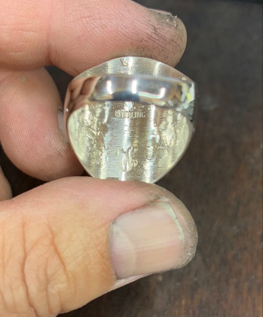 インディアンジュエリー　オーバーレイリング