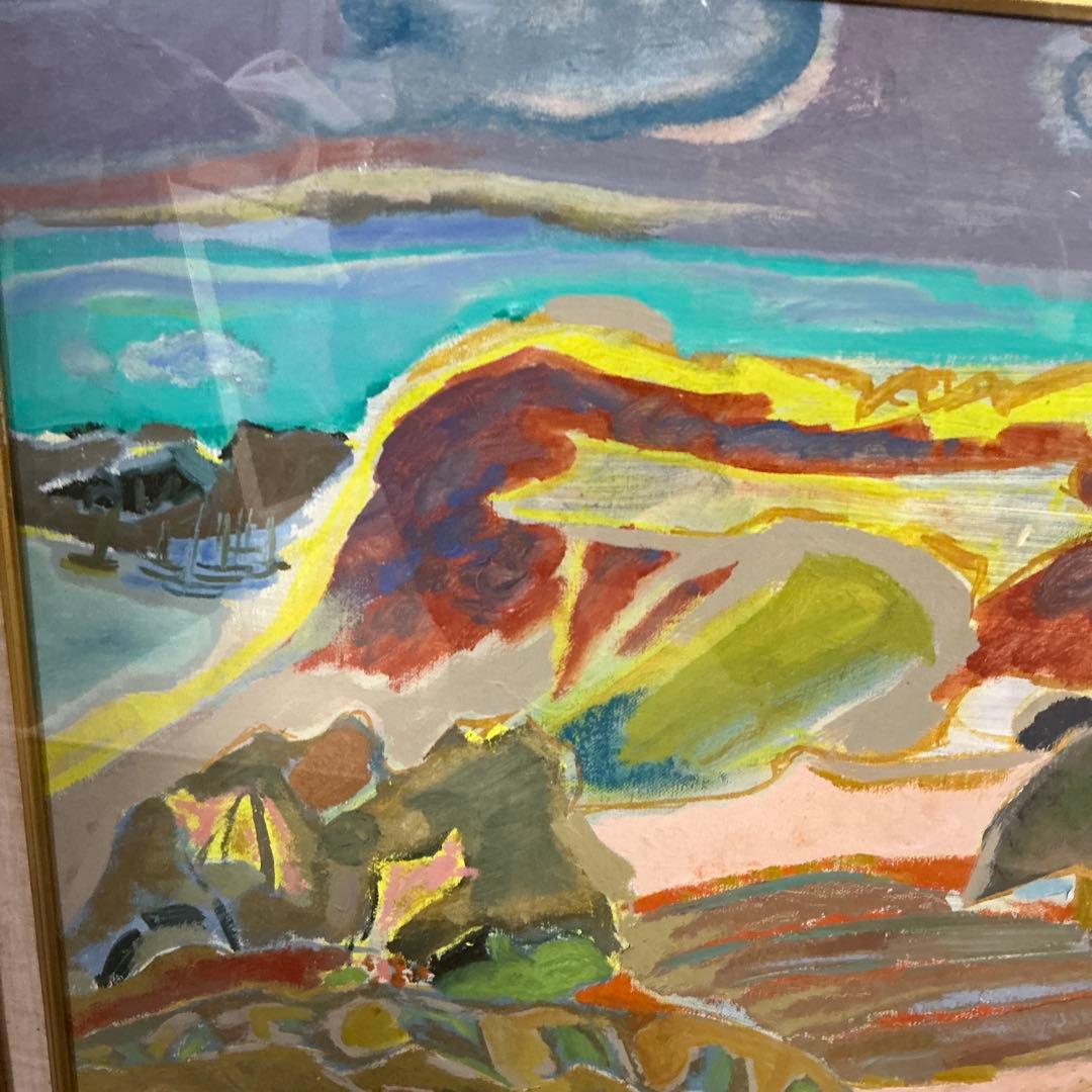 デニーズマルゴーニ　絵画　油彩　真作