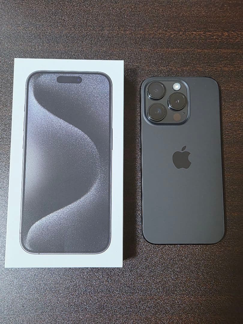 アルタiPhone15 Pro ブラックチタニウム128GB