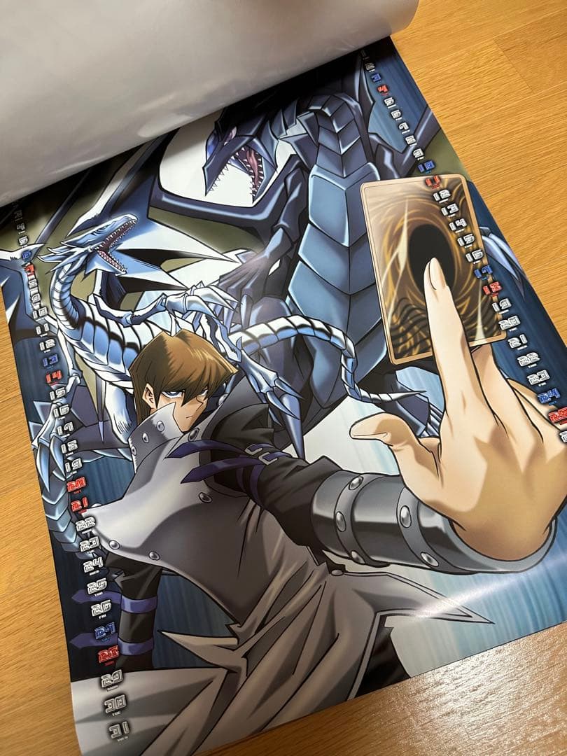遊戯王デュエルモンスターズ 2004年カレンダー 新品未使用 yu-gi-oh