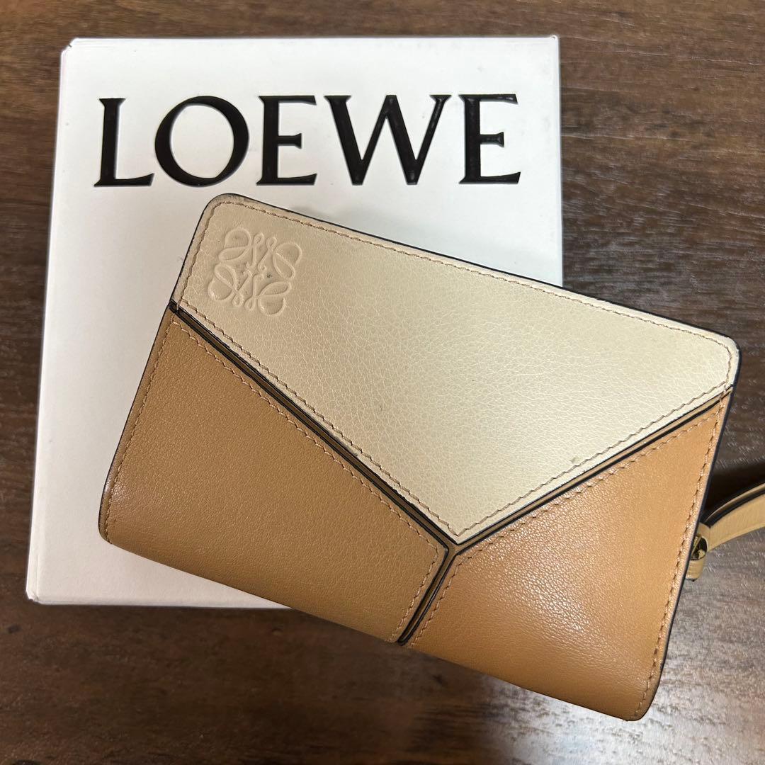 LOEWE◇パズル スリム コンパクトウォレット◇ロエベ