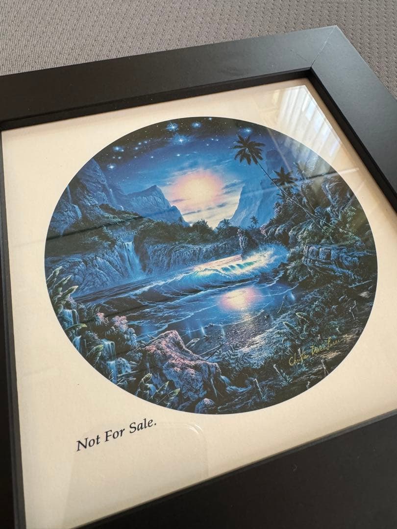 【美品】額付きラッセン　版画　トランキュイルモーメント