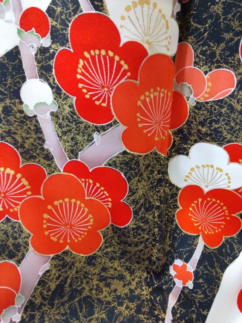 正絹振袖単品、成人式、