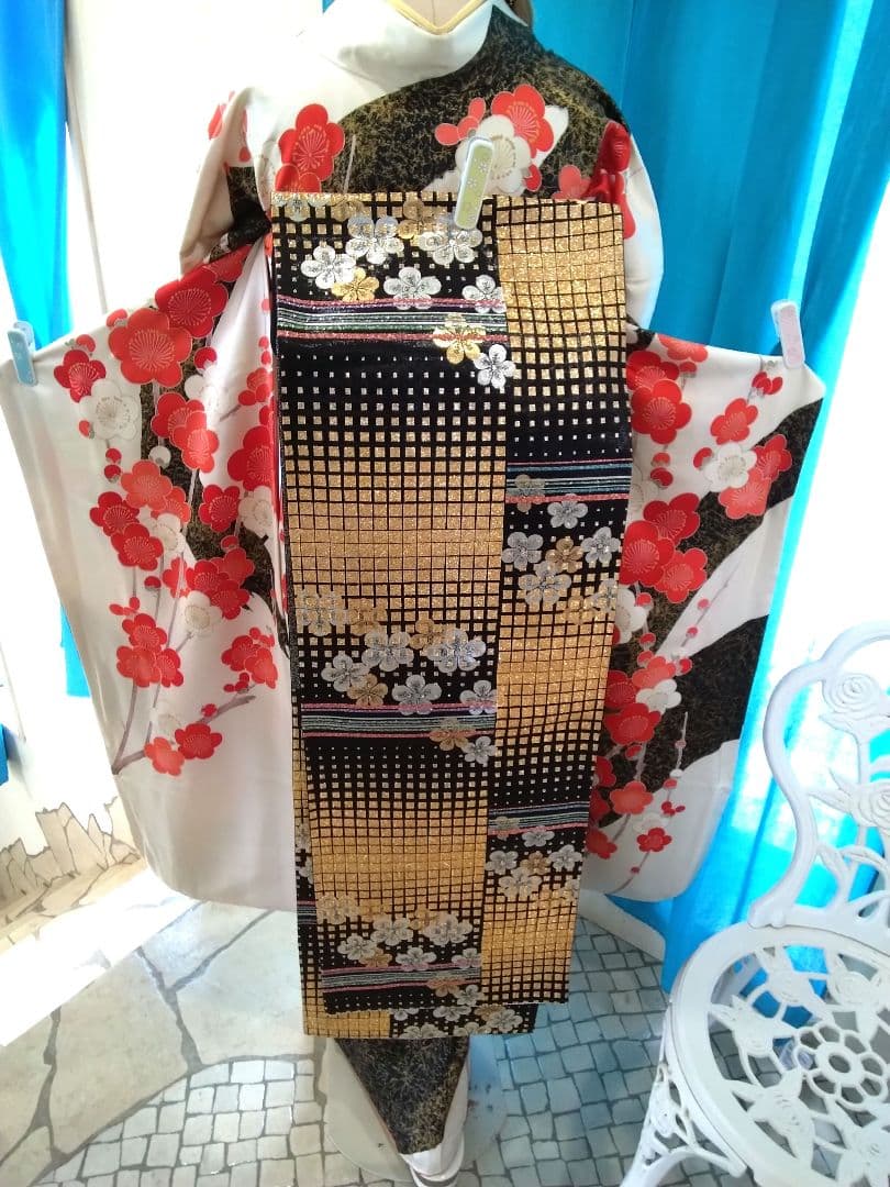 正絹振袖単品、成人式、