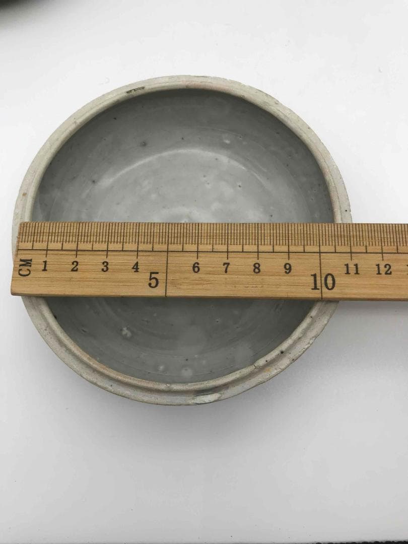 明時代　紅綠彩祥瑞蓮池花卉文　五彩印泥合子　香盒　香合　茶道具(C-37)