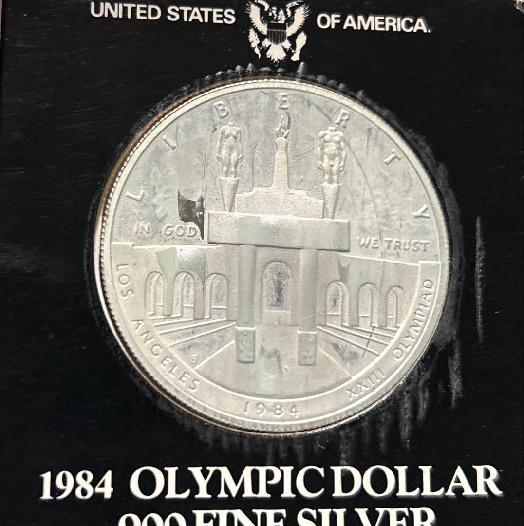 k*h様 ロサンゼルスオリンピック記念銀貨 2枚セット