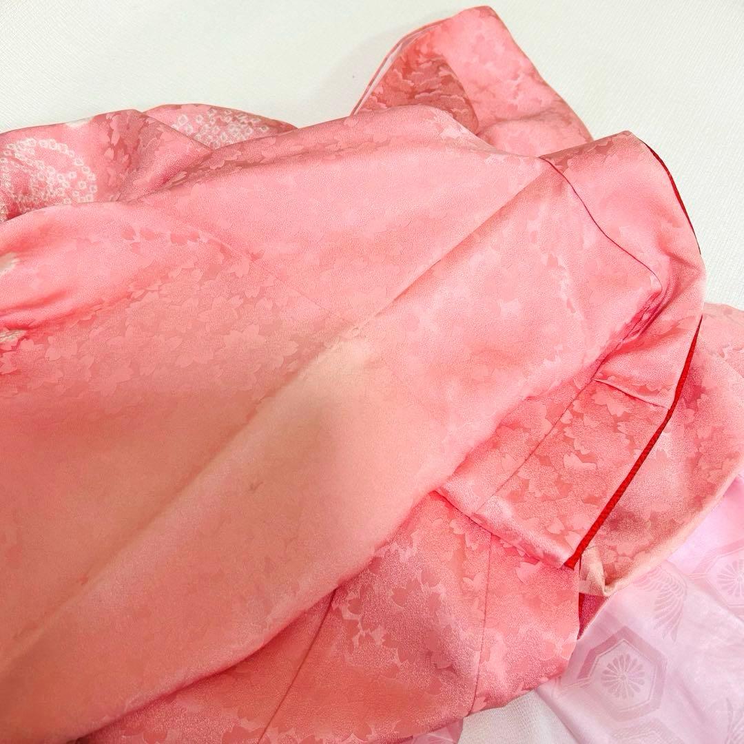 teteNo.119 七五三　3歳 正絹被布フルセット　本絞り