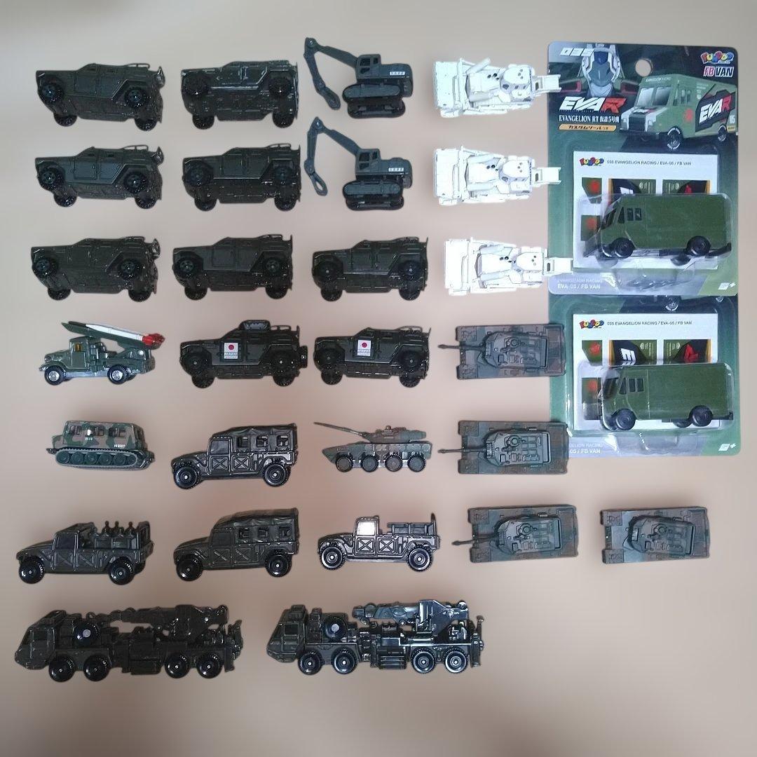 トミカ 自衛隊 JSDF ミサイル車 軽装甲機動車 戦車 高機動車 25台セット