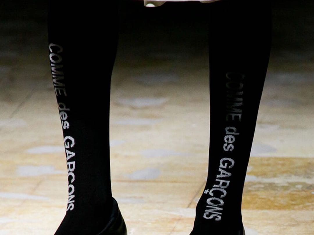 【新品未使用】コムデギャルソンオムプリュス　21AW ロングロゴソックス