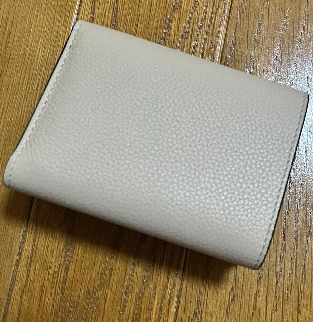 最終価格 LOEWE 折り財布 良品 美品 ライトオーツ ハニー ベージュ系