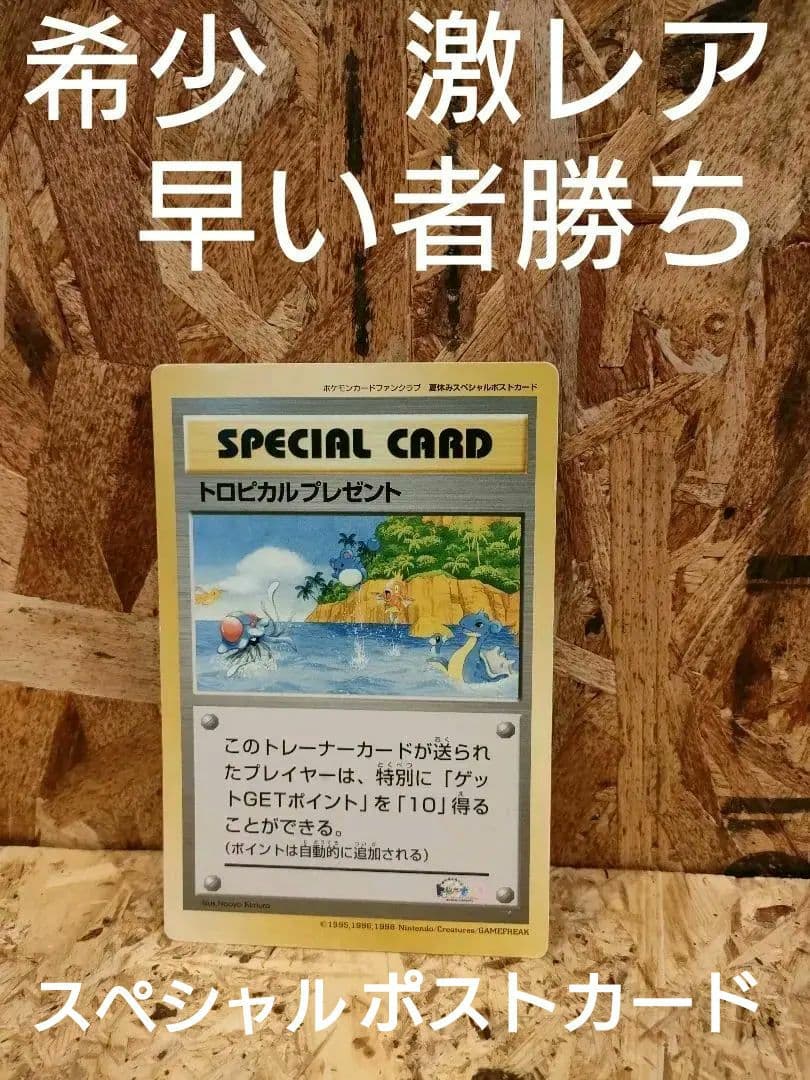 非売品【ファンクラブ限定】ポケモンカード トロピカルプレゼントポストカード 旧裏