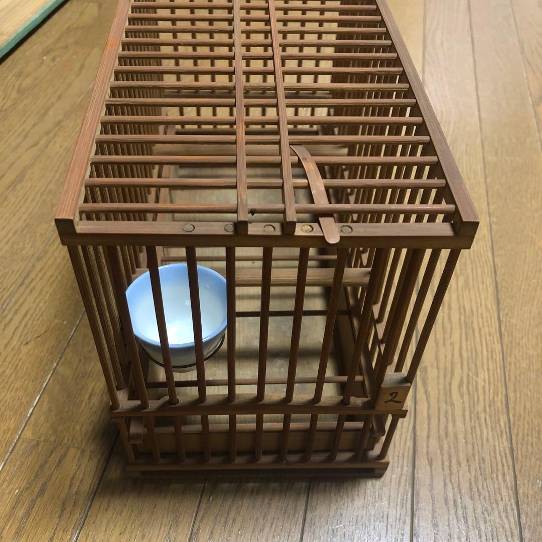 竹製鳥籠6個セット