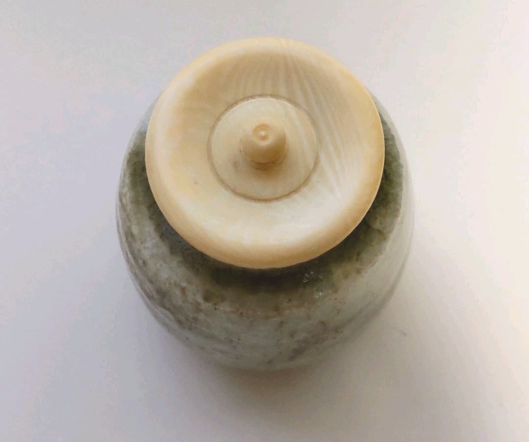 伊賀焼  寛坊窯 山口祐仙作『茶入』茶器　茶道具　茶道