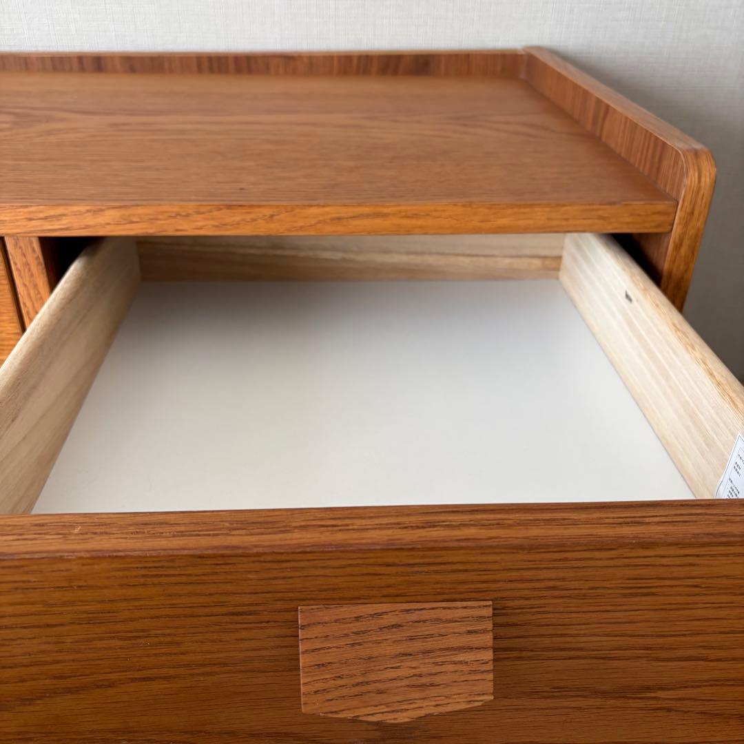 匿名配送*unico ウニコ クルト サイドボード キャビネット オーク