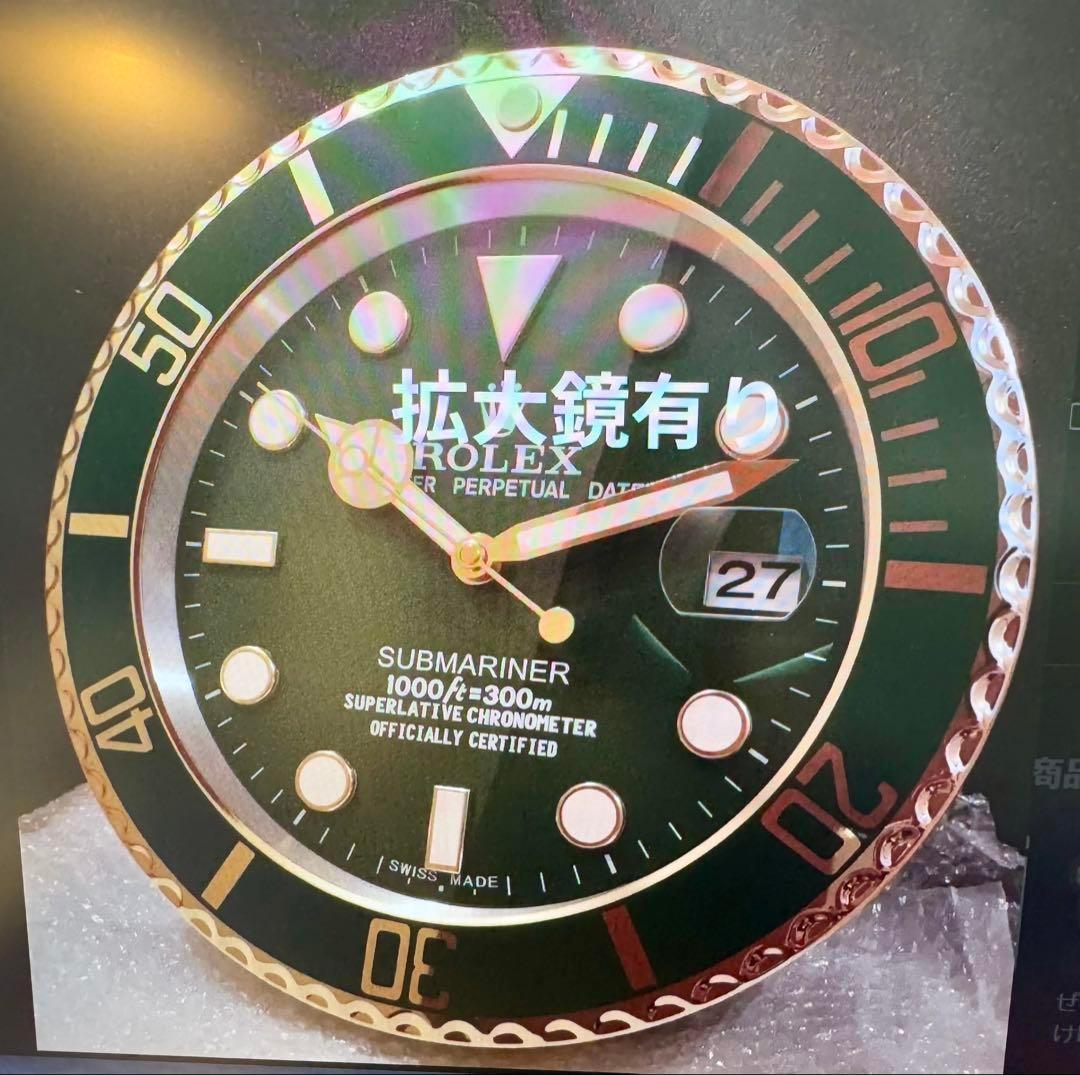 ★拡大鏡あり！ROLEX SUBMARINER 壁掛けROLEXサブマリーナ★