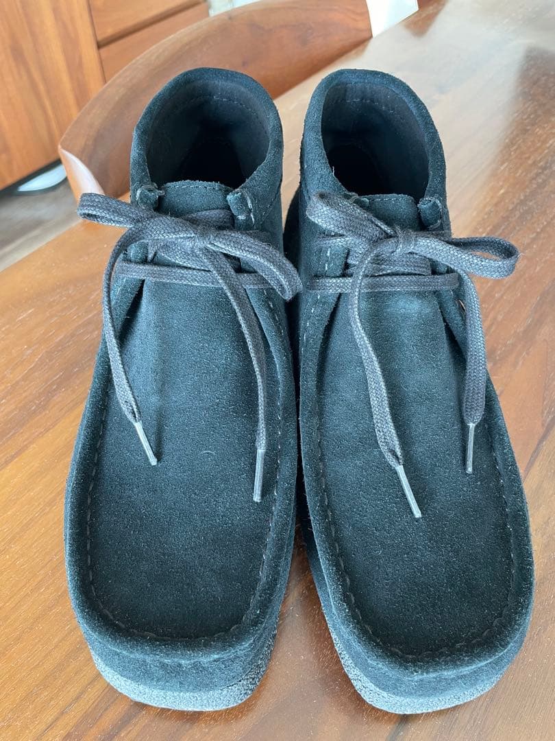 新品Clarks クラークス ワラビー エヴォブーツ スエード ブラック