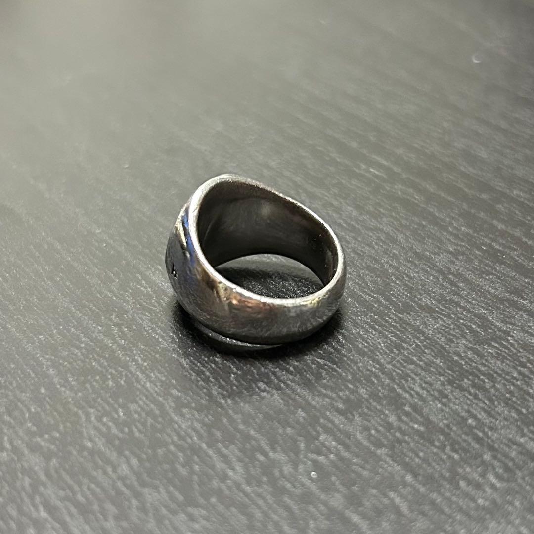 トムウッド　オーバルリング　ブラックスピネル　サイズ52