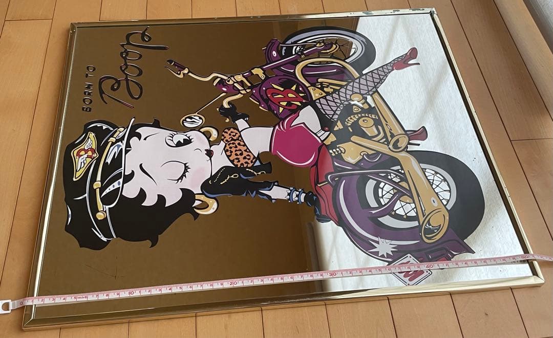 ベティちゃん　パブミラー　アンティーク　ベティ　鏡