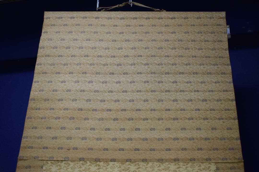 観城/青緑竹林山水図/掛軸☆宝船☆Z-578