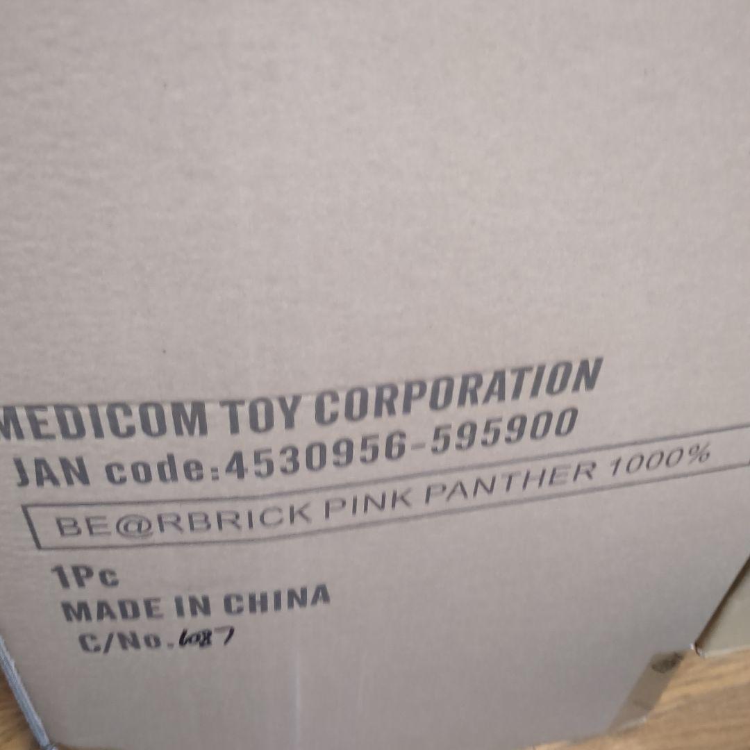 未開封□ピンクパンサー ベアブリック1000％