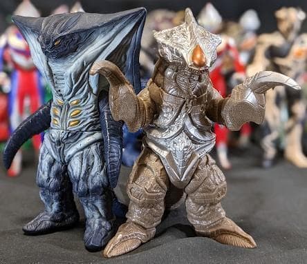 ウルトラマンティガ＆登場怪獣・宇宙人（バンダイ）ソフビフィギュア16体セット