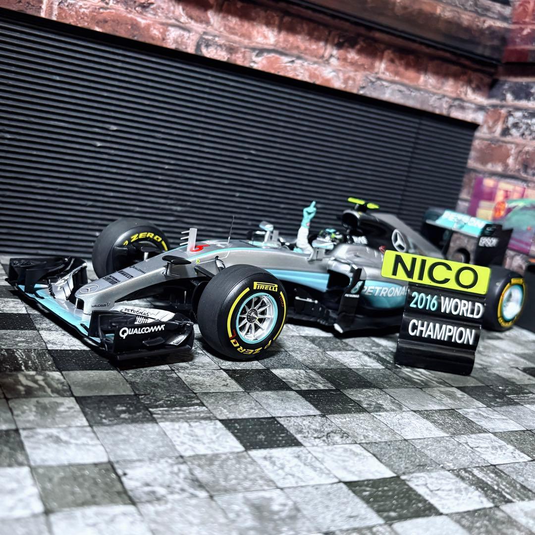 1/18 Spark メルセデス F1 W07 Hybrid 2016 アブダビ