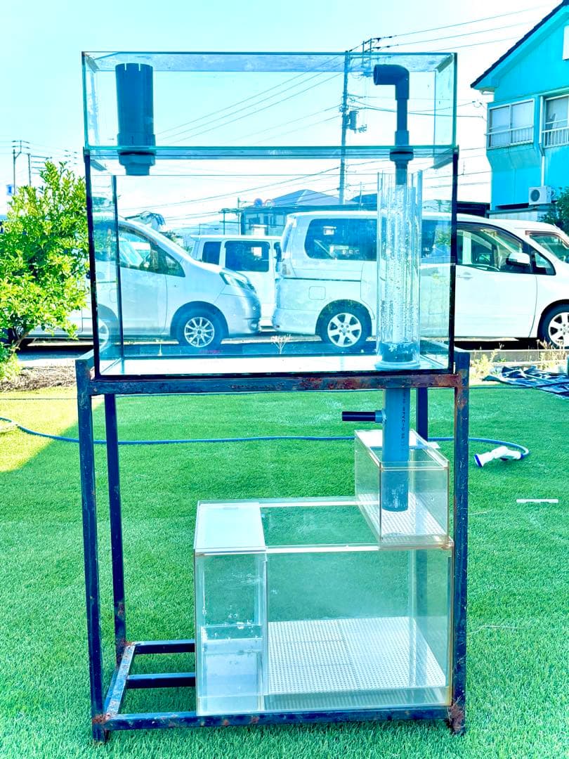 ☆値下げ☆オーバーフロー水槽 リフジウム　アクリル濾過層☆おまけ付き☆