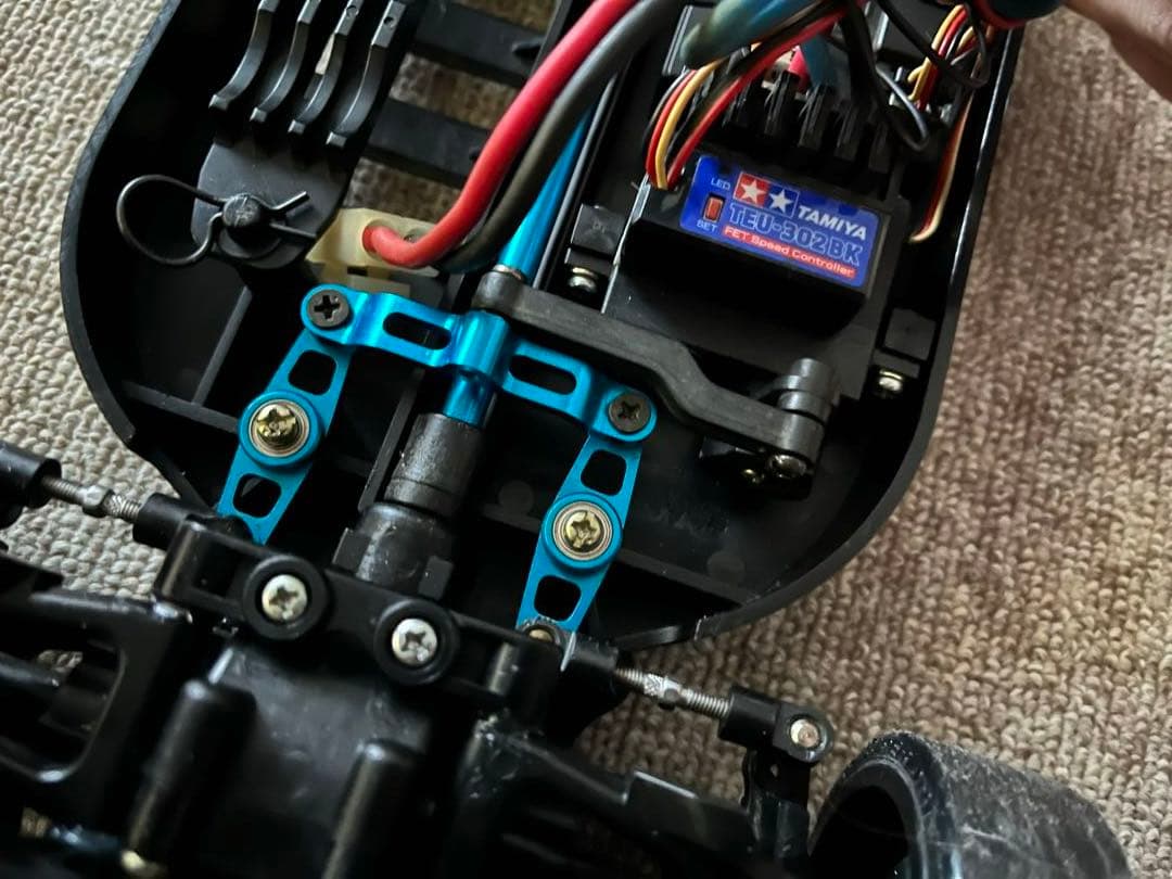 タミヤ TT-01 80スープラボディ ドリラジ 動作OK