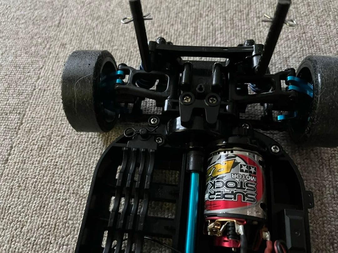 タミヤ TT-01 80スープラボディ ドリラジ 動作OK