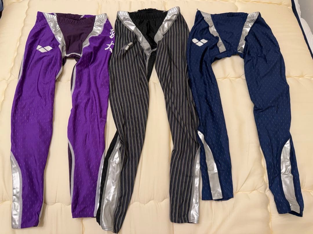 s*t様 廃盤　レア　アリーナ　競泳水着　エールブルー　カワセミ　ロングスパッツ