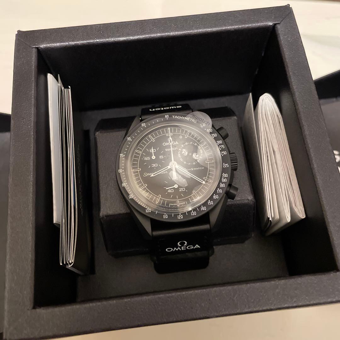 保護シール付き新品！ OMEGA × Swatch スヌーピー スピードマスター