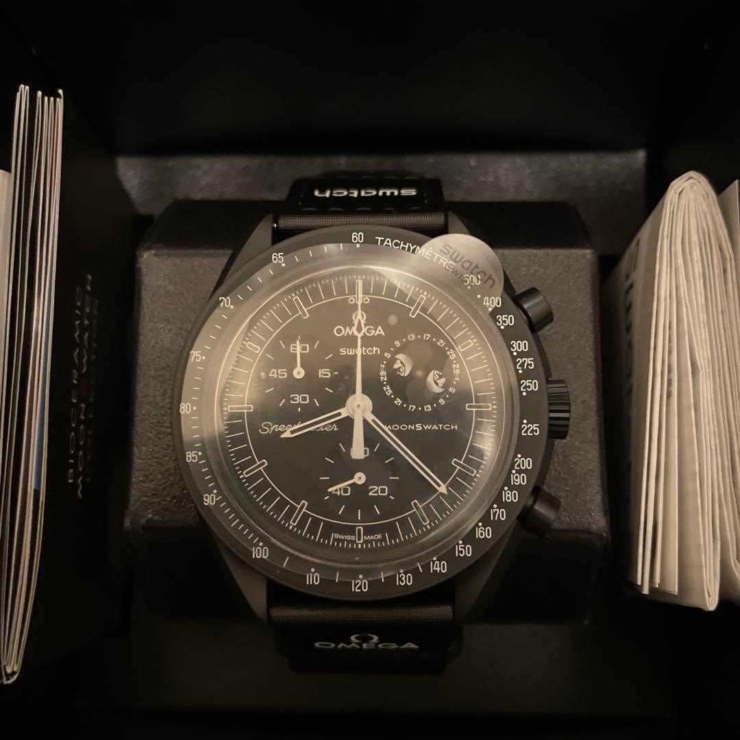 保護シール付き新品！ OMEGA × Swatch スヌーピー スピードマスター