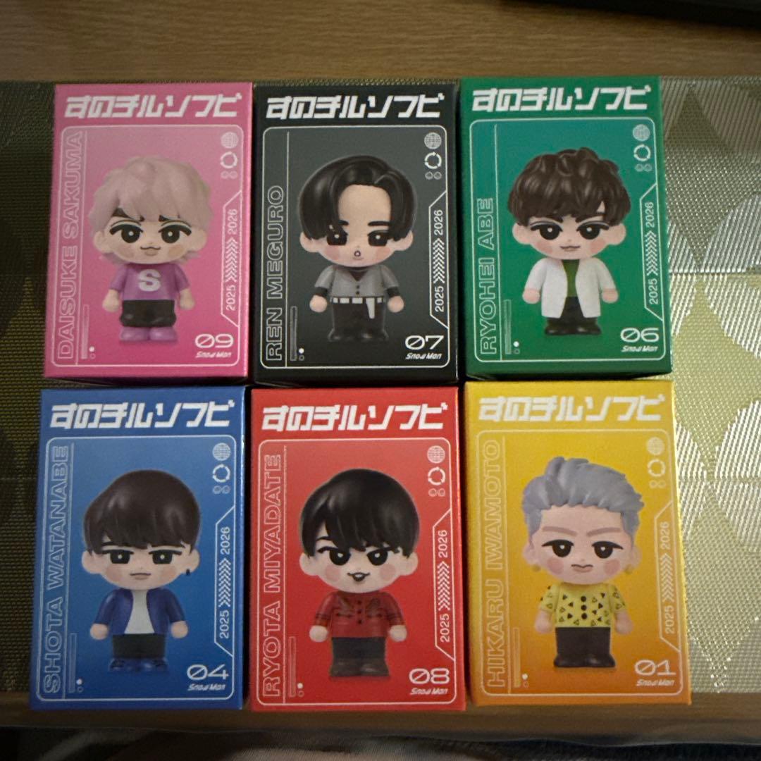 Man スノチル ソフビ 6体セット【即購入⭕️バラ売り⭕️】