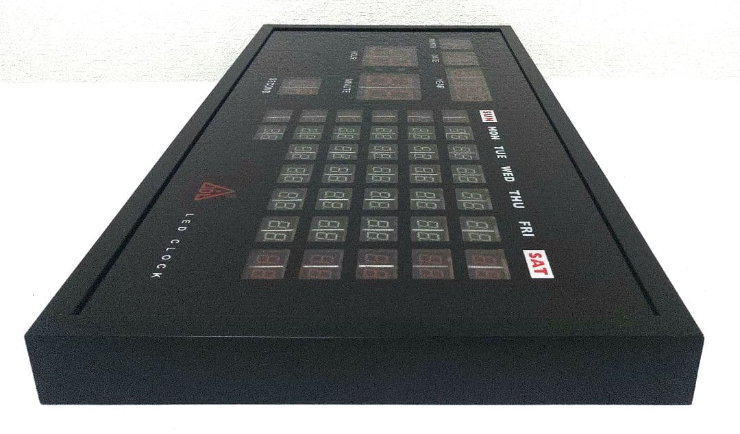 【廃盤品】JDL LED CLOCK デジタル掛け時計 / カレンダー 温度計