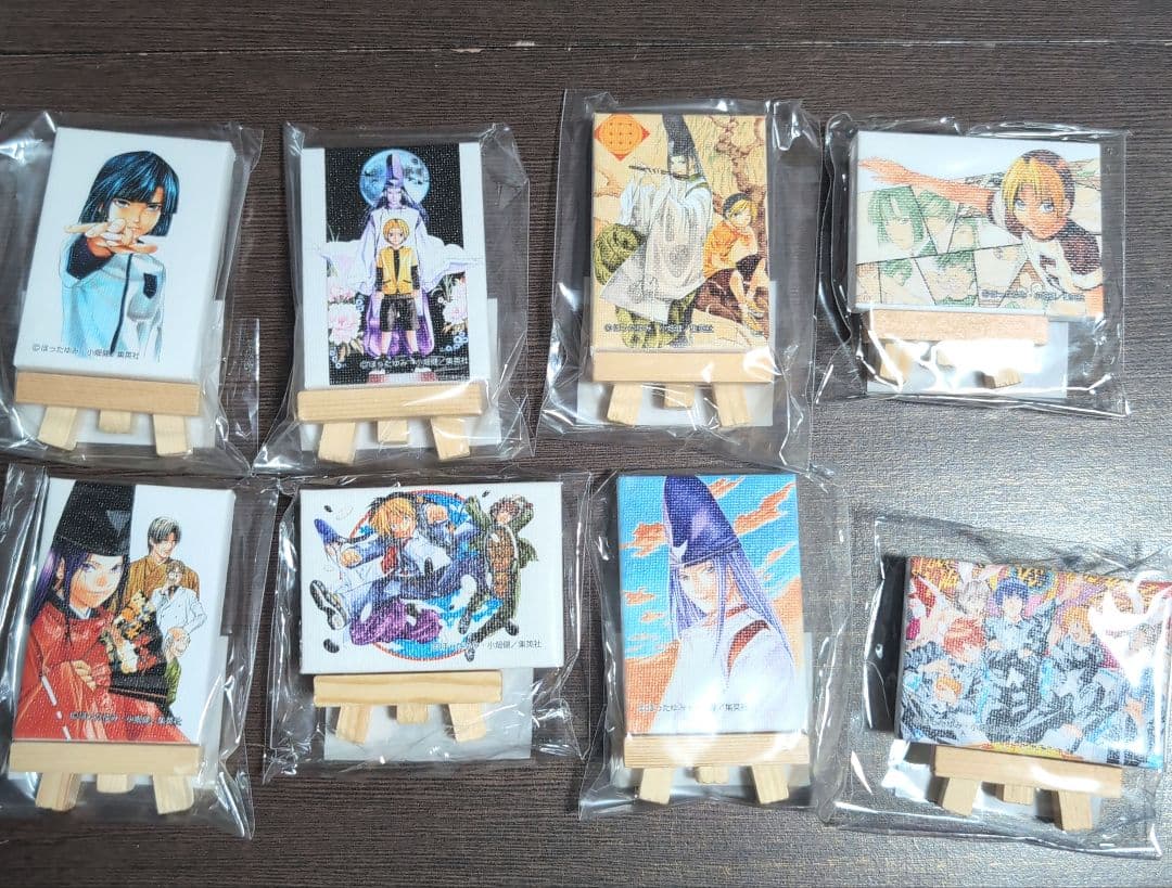 【在庫1セット】ヒカ碁 楽コレ ミニキャンバス 8種セット ヒカル 佐為 アキラ