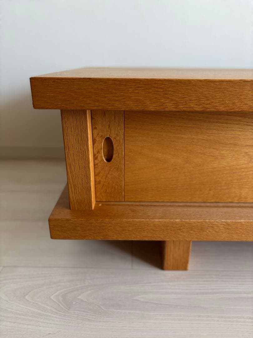 連休お値下げ！！　天然木　ナラ材　TVボード　日本製