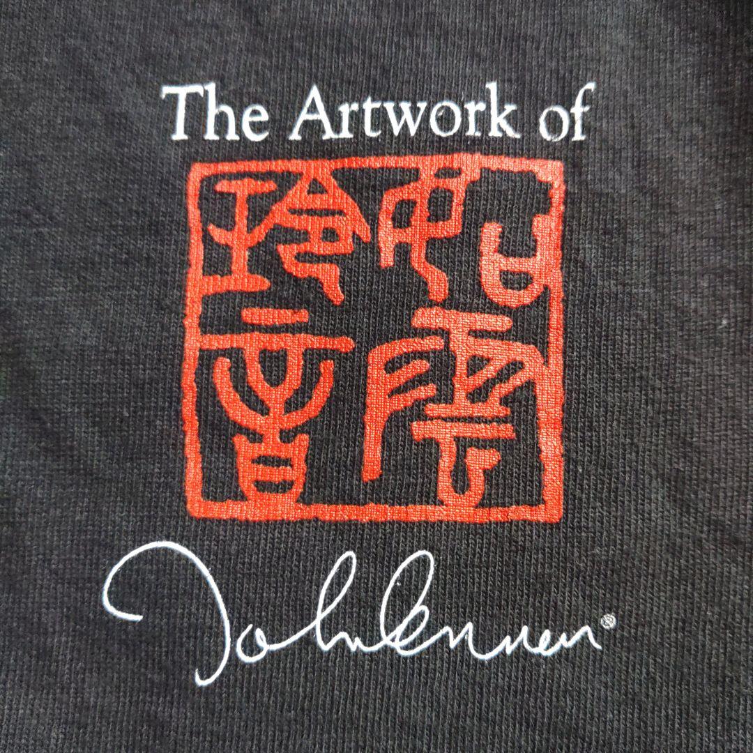 ジョン・レノン Tシャツ オノ・ヨーコ black Mサイズ