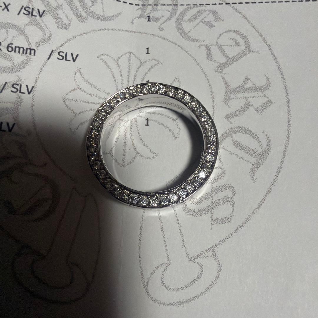 クロムハーツ　スペーサーリング　6mm インボイスコピー　17号