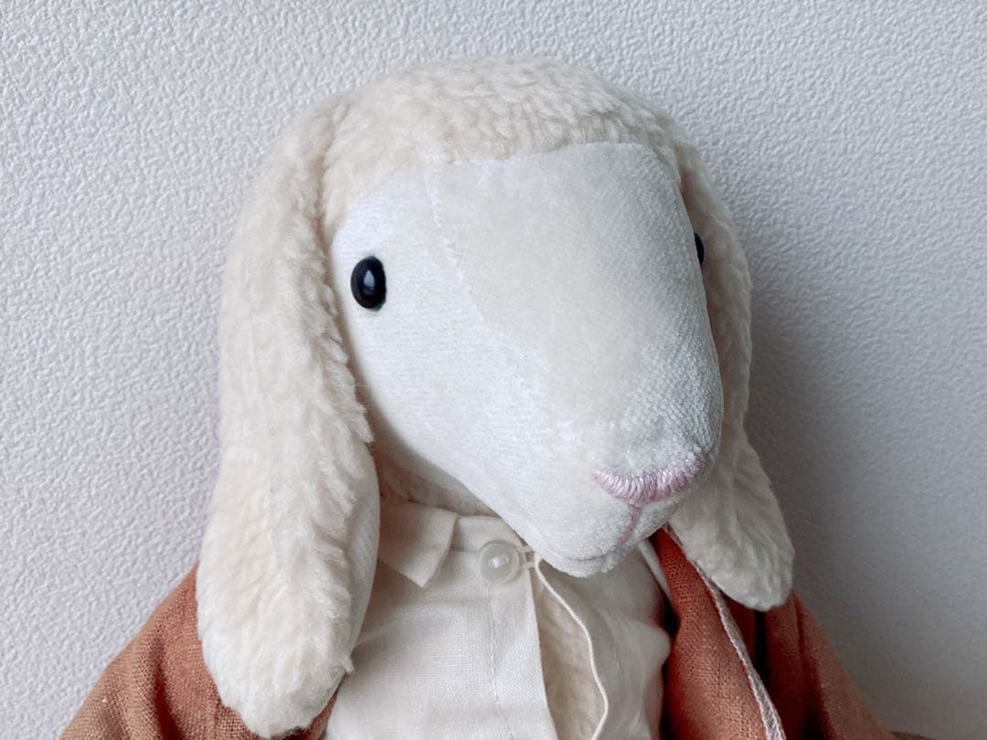 【SENGER】センガー　ひつじ　ぬいぐるみ　全長43ｃｍ　定価27500円