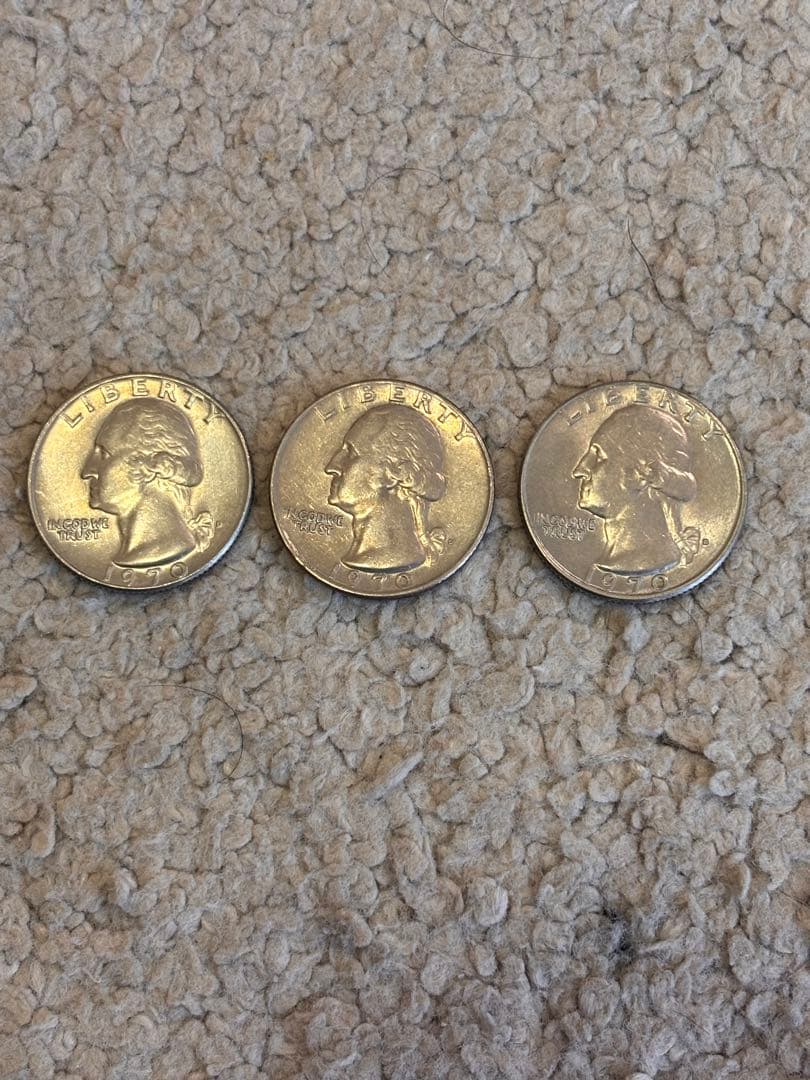 united states of america quarter ドル3枚セット