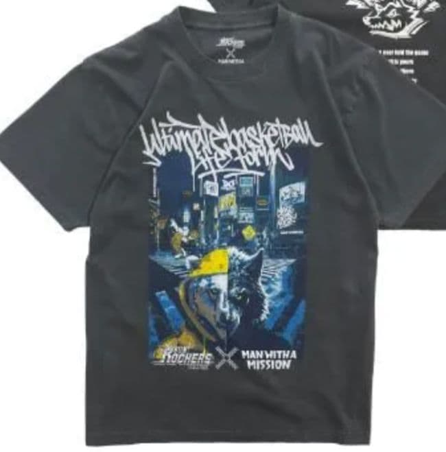 SUN ROCKERS × MAN WITH A MISSION Tシャツ XL