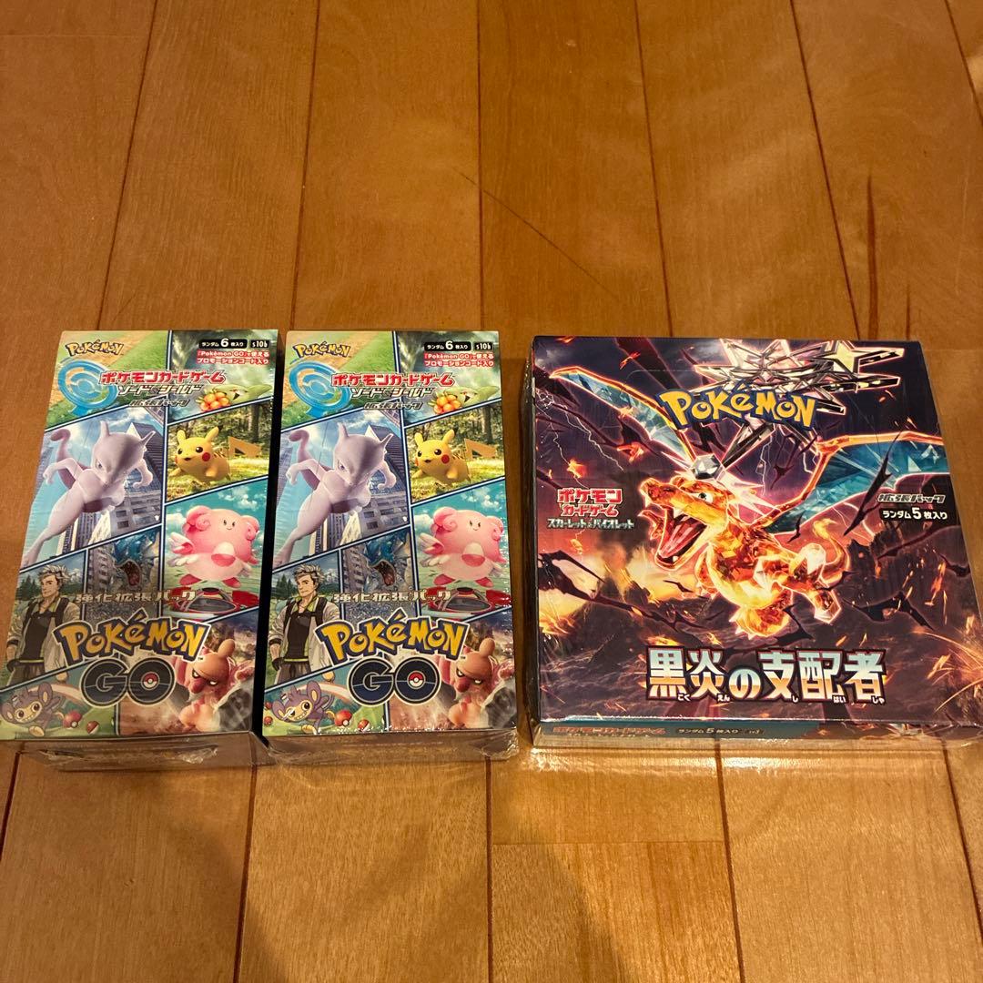 ポケモンGO、黒炎の支配者　未開封 シュリンク付き BOX